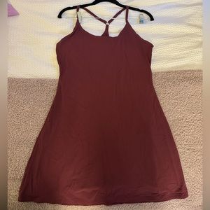 Outdoor Voices Exercise Dress Burgundy